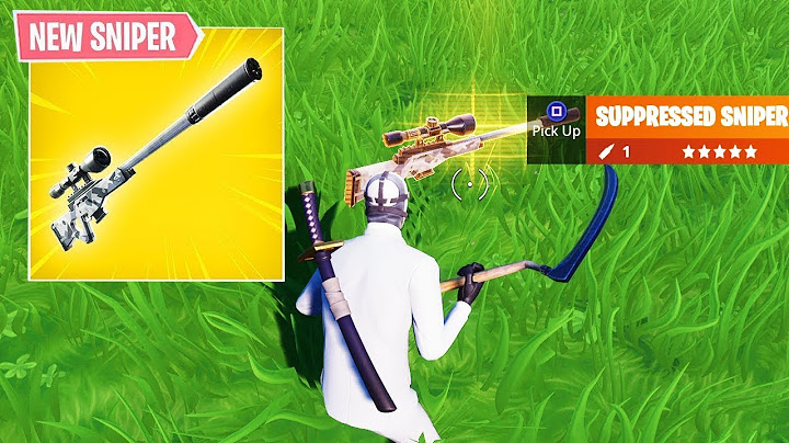 LÖYSIN Uuden LEGENDARY "Suppressed Sniper Rifle" Aseen! - Parempi Kuin BOLTTI?! - "Fortnite Suomi"