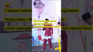 7 CALENDAR OF EVENT KOTA TANGERANG SELATAN 2026