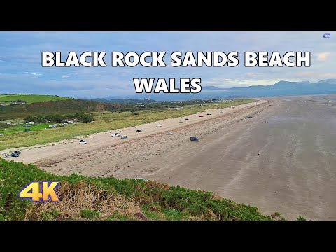 BLACK ROCK SANDS BEACH - WALES 4K