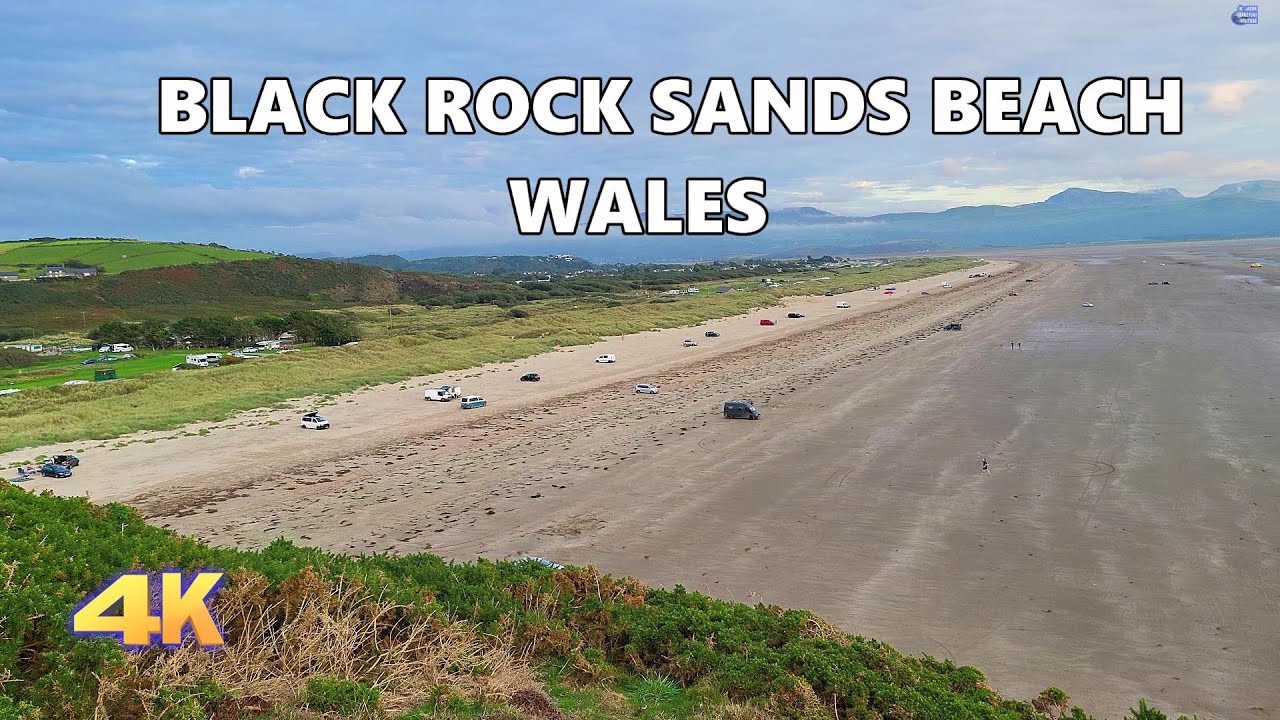 BLACK ROCK SANDS BEACH WALES 4K YouTube