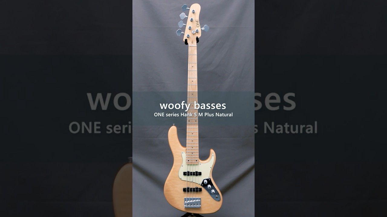 Sound Demo】woofy basses / ONE series Hank 5 M Plus Natural - YouTube
