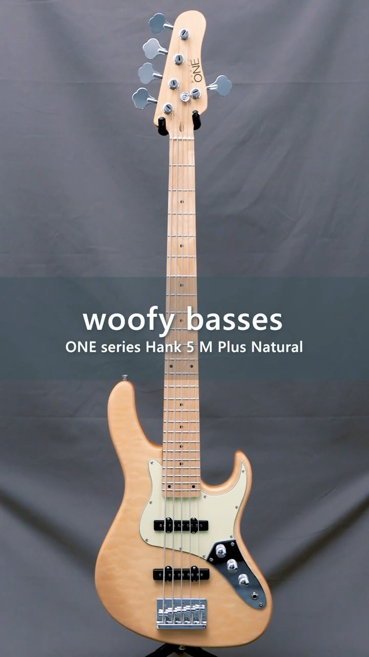 Sound Demo】woofy basses / ONE series Hank 5 M Plus Natural - YouTube