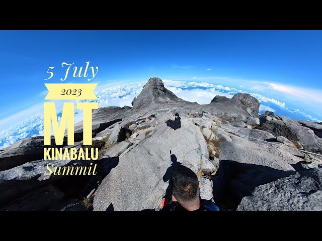 My 1st experience hike to Mt. Kinabalu Peak 8.5km (Puncak Akinabalu) | 5 July 23 | Insta360 X2 view class=