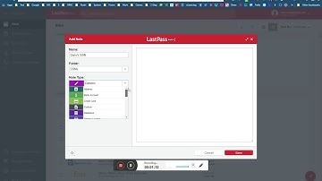 How to Record a Secure Note in Lastpass
