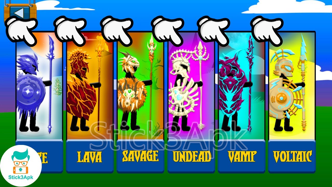 STICK FIGURE GET ALL SKINS SPEARTON VS BRO GRIFFON DUEL | Stick War Legacy Mod | Stick3Apk