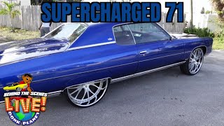 SUPERCHARGED 1971 DONK IN THESE STREETS FOR THE THANKSGIVING WEEKEND
