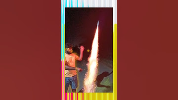 Rocket Launch by Hand. #fireworks #crackers #rocket #firework #fireworksdisplay