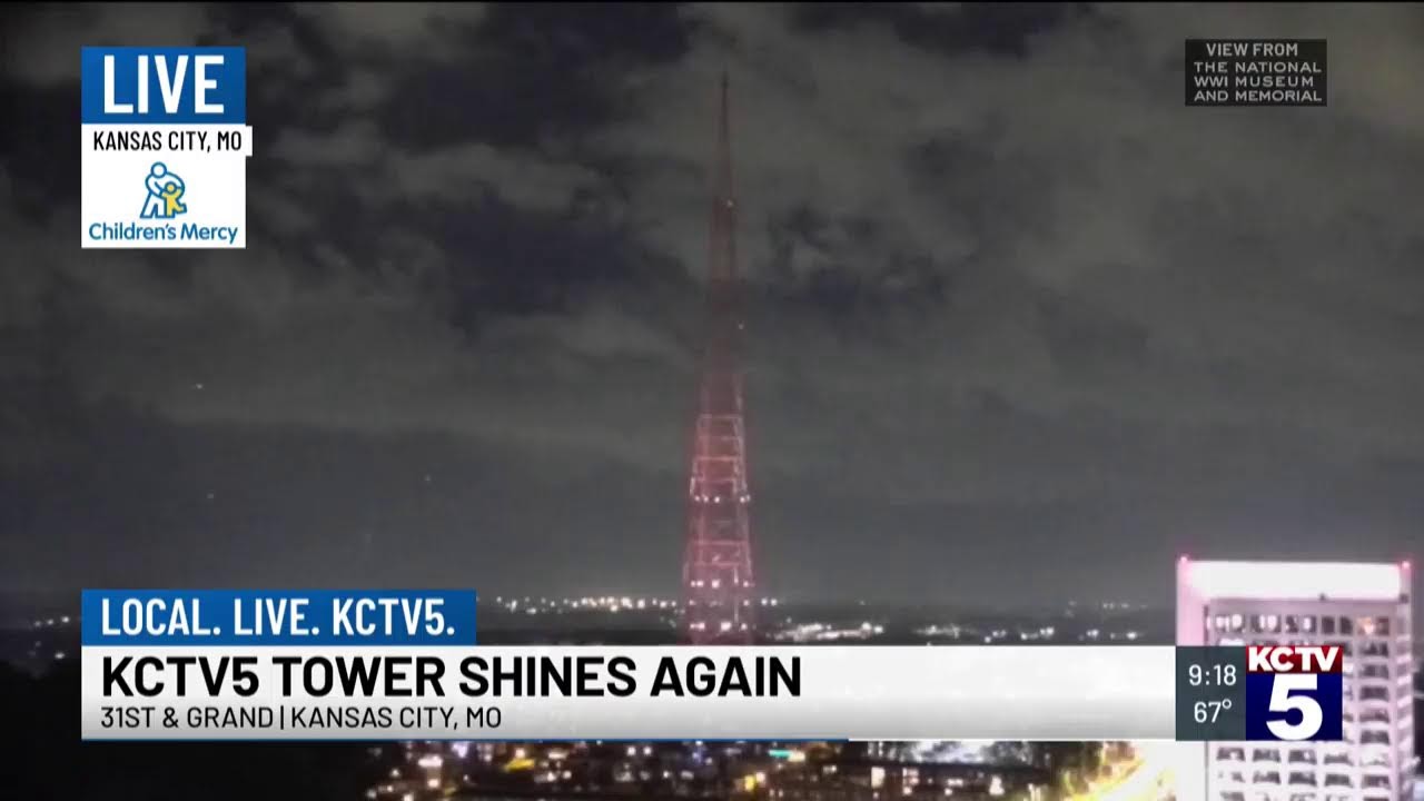 KCTV5 Tower relighting ceremony