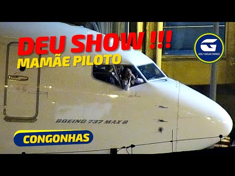Piloto Tati realiza voo em Congonhas exibido no canal Golf Oscar Romeo® Aviação