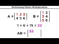 Matrix Multiplication Properties and Operations