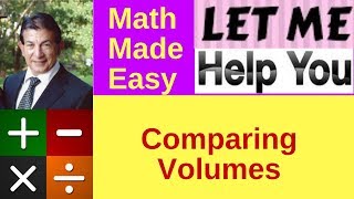 Comparing Volumes