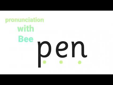 How To Pronounce Pen كيف تقول قلم حبر بالإنجليزي British English Blending Cvc Words Youtube