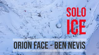 Dave MacLeod Soloing Orion Face Direct on Ben Nevis