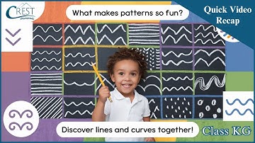 Class KG | Pattern Lines and Curves | English Olympiad | CREST Olympiads