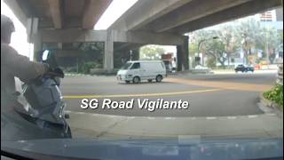 7oct2026  malaysian van driver turning right from outside lane hit mercedes and overturned