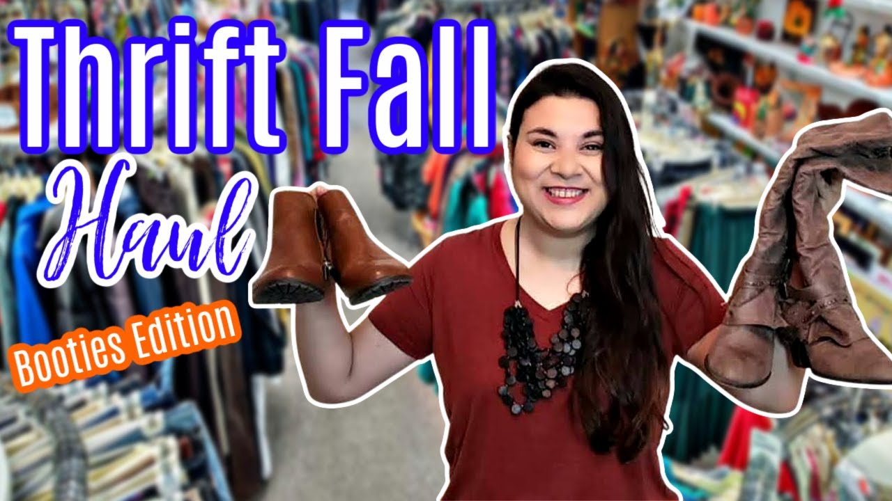 Fall Thrift Haul 2020 & Try on haul fall lookbook #thrifthaul - YouTube