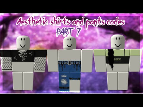 Aesthetic Shirts And Pants Codes For Girls Part 7 Youtube - roblox girls clothing codes pt4 bluhssom