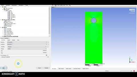 Flow around a cylinder - ANSYS Fluent - Part 3