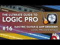 Logic pro 16  electric guitar amp designer  guitar recording