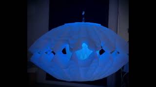 The Aquamorph Light shell is more than just a light source — it’s a living presence in space.