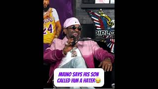 MAINO’S SON CALLED HIM A HATER?! 😂 When your own kid turn on you… it’s OVER 💀 #Maino”