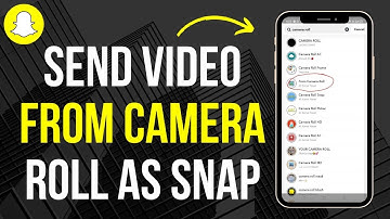 How To Send A Photovideo From Camera Roll As a Snap On Snapchat (Easy)