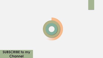 Timer 5 seconds countdown Intro Video in PowerPoint - light pastel colors