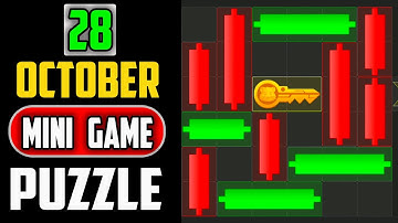 28 October 2024 Mini Game Key 100% Solved | Hamster Kombat Puzzle game For Today | Trick Work
