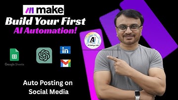 Make.com tutorial for beginners | Automatic post on linkedin instagram #aiautomation #aivideo #n8n