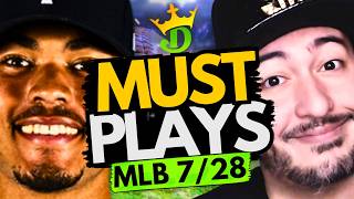 MLB DFS Picks Today You NEED - DraftKings Lineups, Sims, Stacks & Pitchers (Tues 7/28)