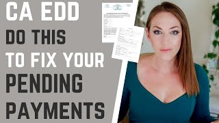 CA EDD Pending - How to Fix EDD Pending Payments,Pending Certifications Contact Your Assembly Member
