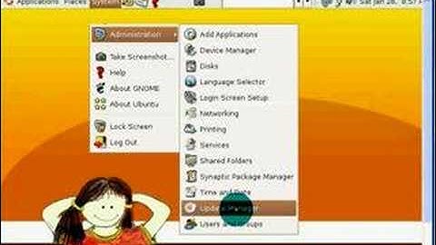 Edubuntu Linux Auto Update Demonstration