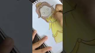 Drawing Belle from Beauty & the Beast