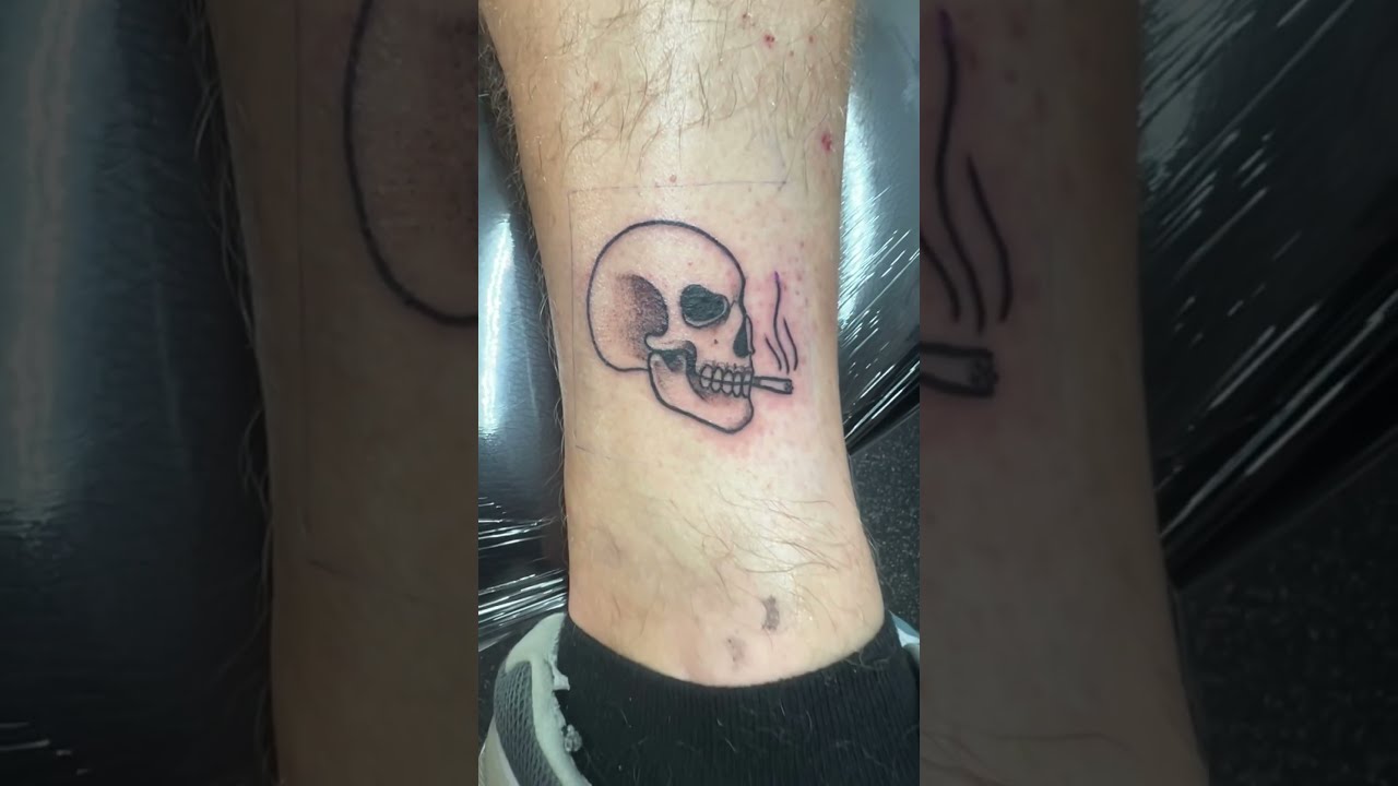 Tattoo House  Minimal skull tattooone of the favourite  Facebook