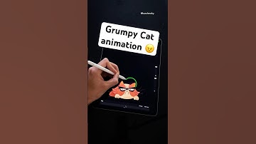 Grumpy Cat Animation? 😳😱 #animation #procreate