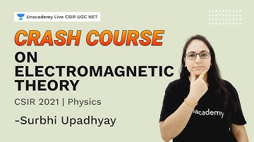 Crash Course on Electromagnetic Theory | CSIR 2021 | Physical Science | Surbhi | Unacademy Live CSIR