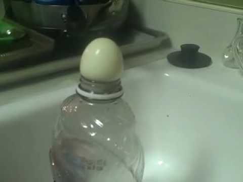 Science Fair Project: Air Pressue and the Egg Experiment