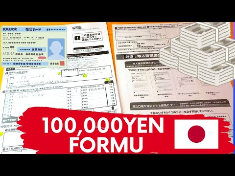 100,000 Yen başvuru formu nasıl doldurulmalıdır? -Japonya'da Korona-