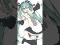 メイド風初音ミクさんメイキング #shorts