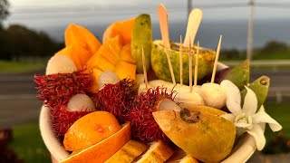 Homegrown Fresh Fruit Stand on the Island of Hawai'i