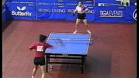 1997 Malaysian Table Tennis Open Women's Final Deng Yaping vs Yang Ying - DayDayNews