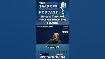 Revenue Threshold for Considering Billing Solutions #saas #podcast #zenskar #billingsolutions #short
