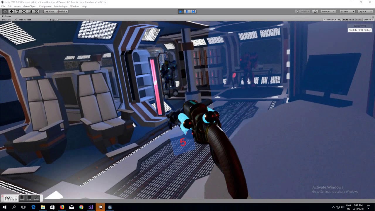 Technical Demo Unity & HTC Vive - YouTube