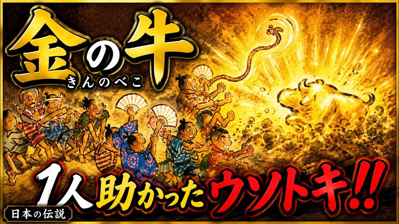 諏訪のむかし話 The Golden Ox] A Legend from Tono, Iwate Prefecture - YouTube