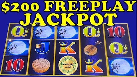 🍀 JACKPOT ON $200 FREEPLAY!  AUTUMN MOON DRAGON LINK SLOT AT HARD ROCK TAMPA!