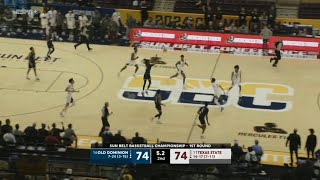 Old Dominion hits half court game winner vs Texas State but it doesn't count by PSC Highlights 25,287 views 1 month ago 1 minute, 47 seconds