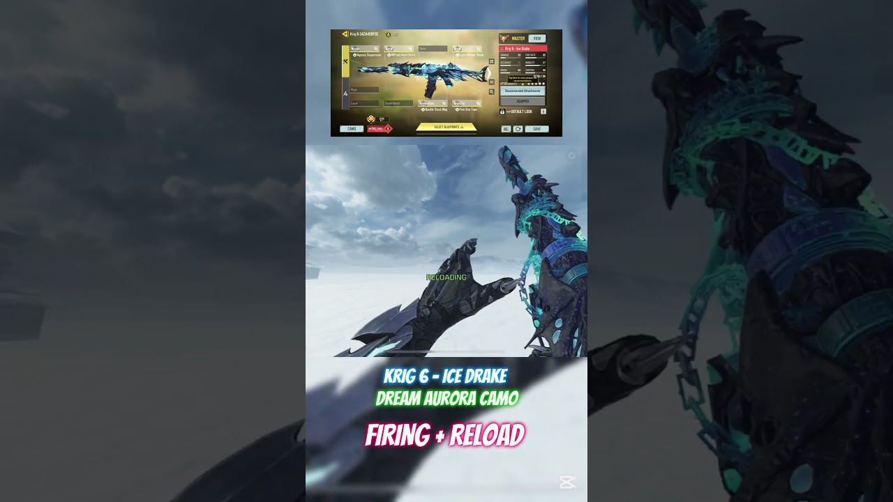 KRIG 6 - Ice Drake with Dream Aurora Camo 🩵