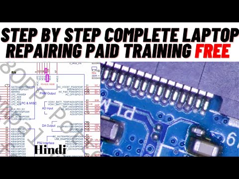 Step by Step Chip level Laptop Repairing Training Practical Free |Hindi| Online Laptop Repair Course