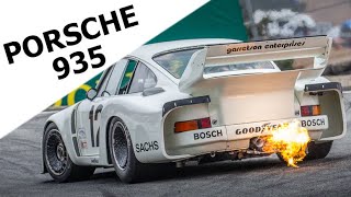 Bruce Canepa Racing His Porsche 935 at Rolex Monterey Motorsports Reunion