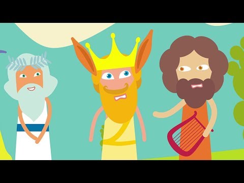 King Midas And His Donkey Ears Malayalam Fairy Tales Greek